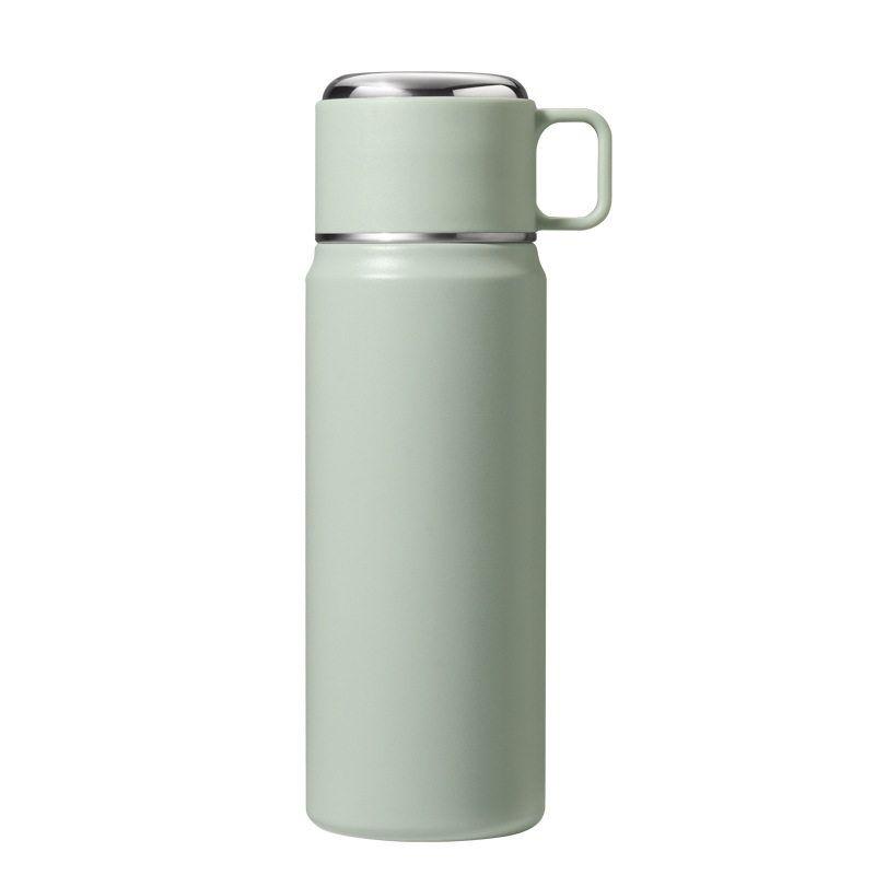 White Steel 316 Large-Capacity Thermos Cup for Men and Women, High-Looking Vacuum Simple Stainless Steel Water Cup, Customized