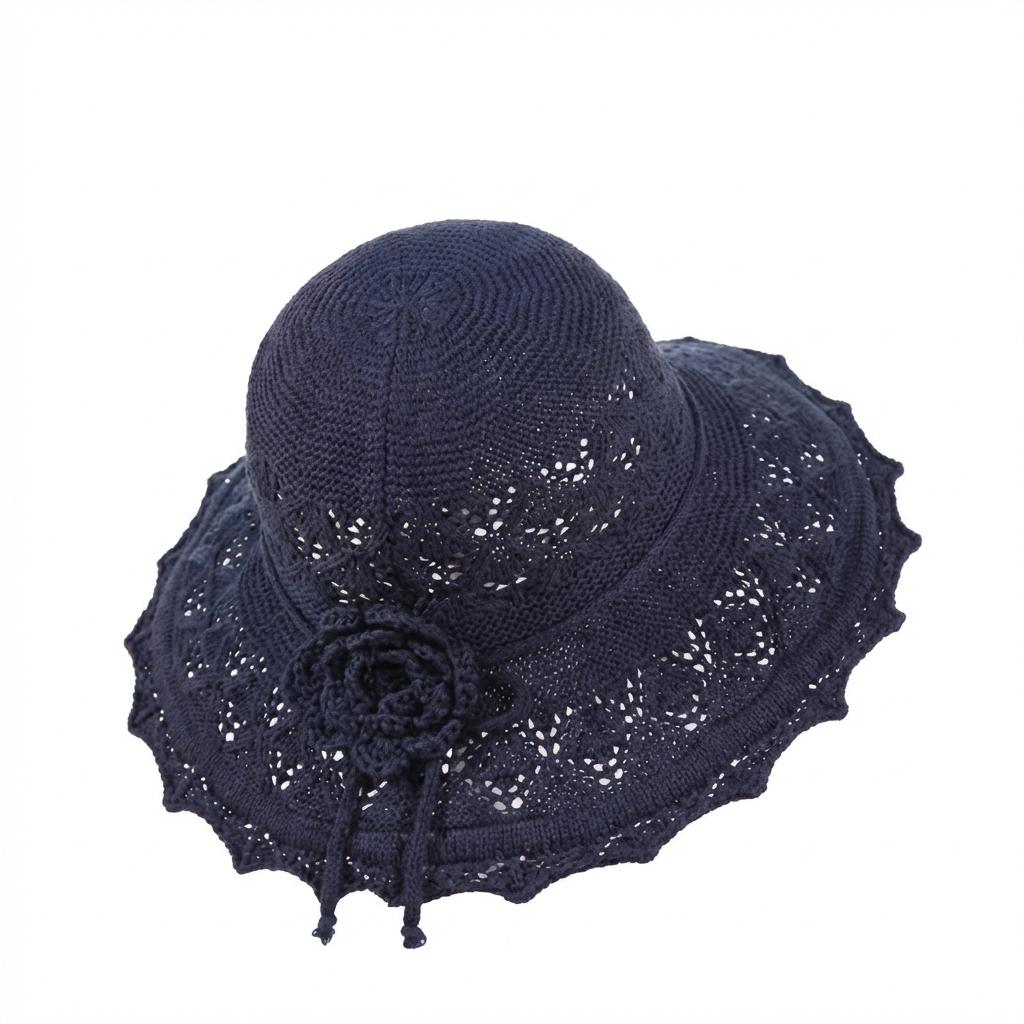 

Foldable wide brim sun hat for beach travel, UPF polyester UV protection, packable Korean style outdoor cap for women