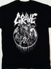 Hot Popular Grave Band Music Black Tee Shirt Cotton Unisex