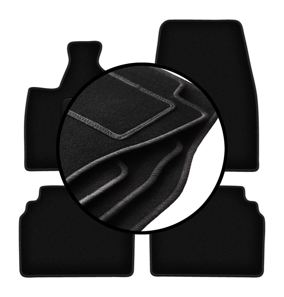 Set of Velour Floor Mats For: BMW I3 L01 Hatchback (2013-)