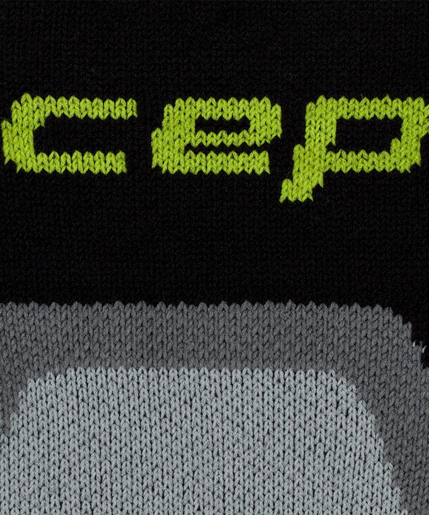 Ssiipi Cep Core Run Cushion Mid-Cut Socks Black