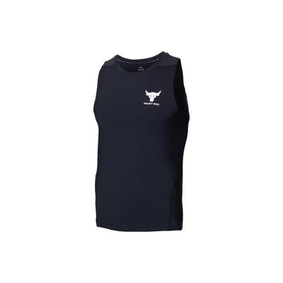 Estampa de Logotipo Gola Redonda Solto Sem Mangas Regata de Treino Masculina Tops Preto 1373804-001