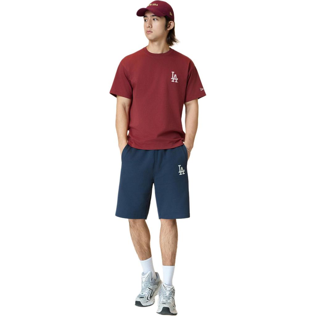 New Era FW25 MLB Los Angeles Dodgers Back Logo Letter Print Comfortable Simple Short Sleeve T-Shirt Unisex T-Shirts 14860821