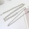 Metal Waist Jewelry Chain Adjustable Body Link Belts Suit Dress Thin Waist Belt
