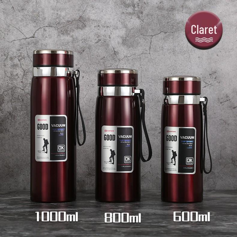 Stainless Steel Thermos Cup - Stylish Outdoor Sports Water Bottle | Portable Travel Gift Cup