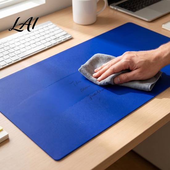 Office Desk Mat, Multifunctional Double-Sided Blueprint Organizer Mat Washable Writing Pad, Solid Color Reusable