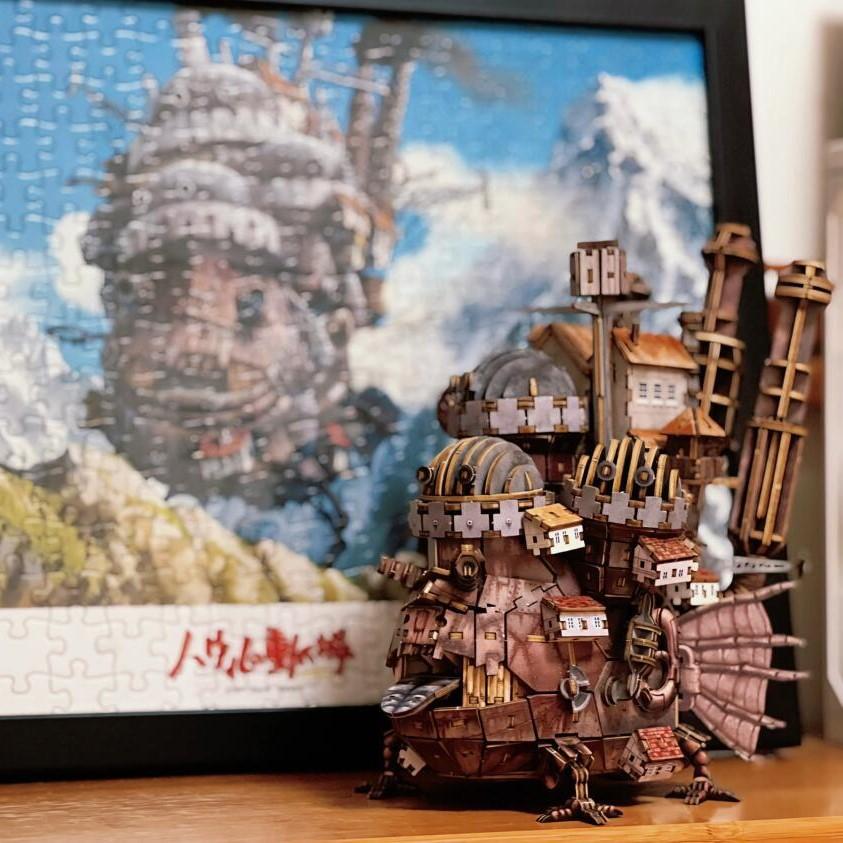 

Hayao Miyazaki s wooden assembly model of Hal s mobile castle