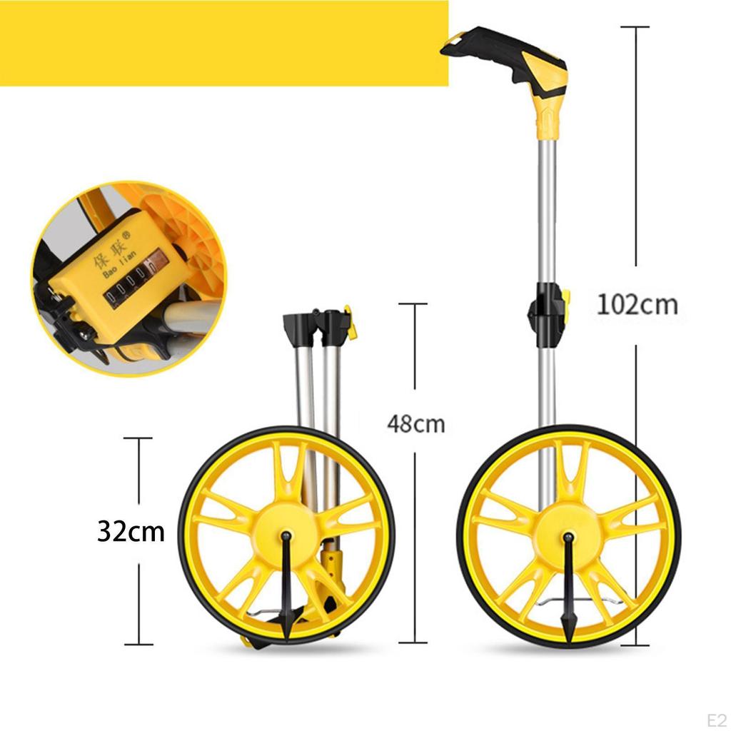 Compact Distance Measuring Wheel for Outdoor Adventures