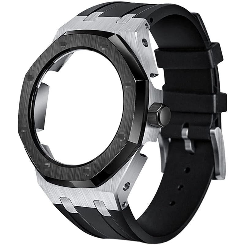 

[Casiroyal] ga2100 custom parts 3rd / 4th generation metal Custom replacement watch, metal band bezel cover GA-2100 For 2110 (8 screws in case)