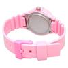 CASIO analog wristwatch LRW-200H-4B2V women kids cheap pastel pink multicolor overseas model.