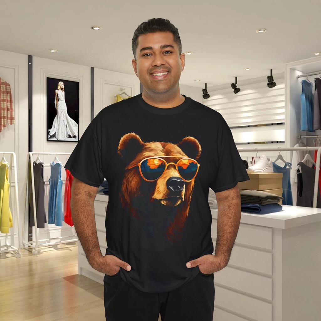 Bear Sunglasses Animal T- Shirt