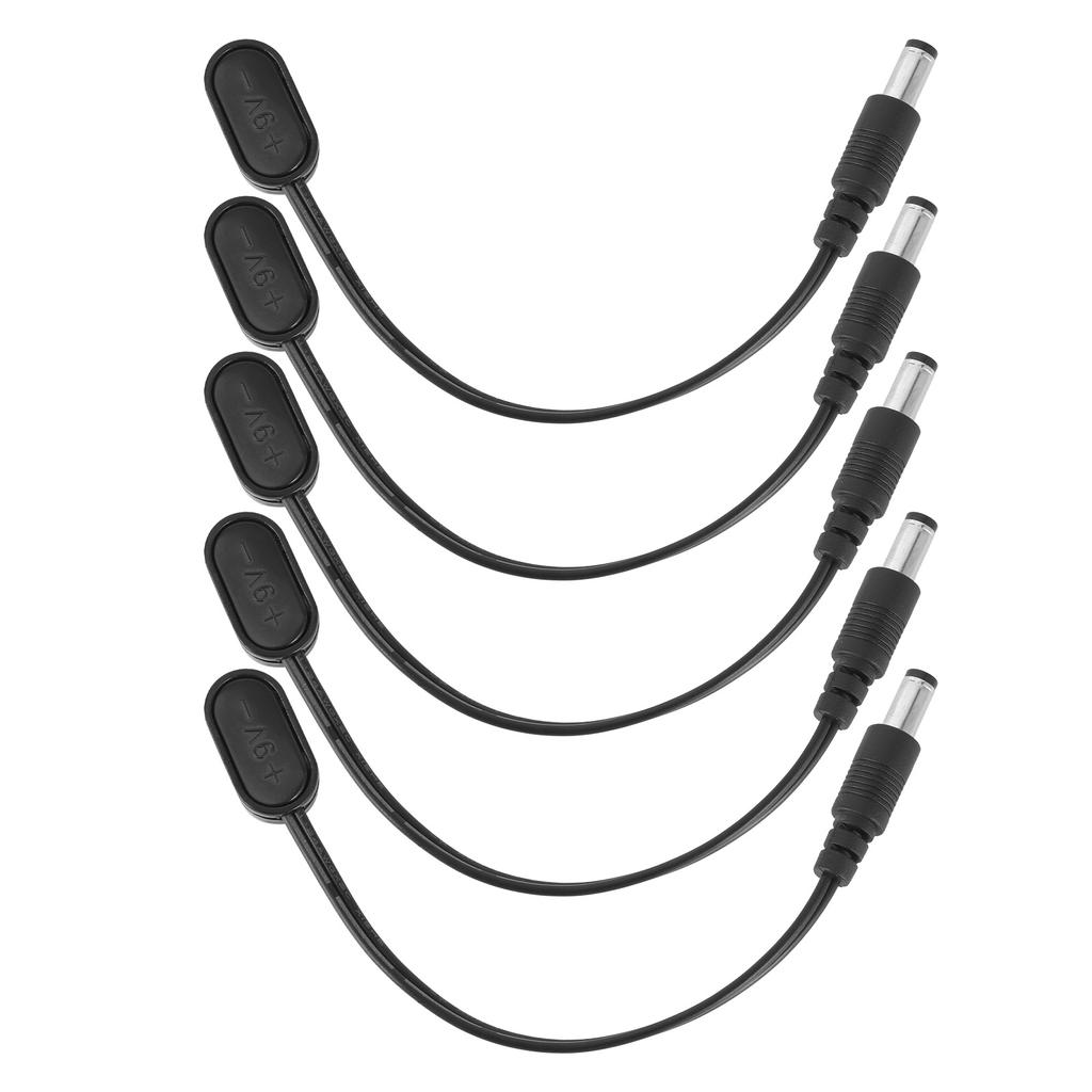 9V Battery Clip Converter Snap Connector Power Supply Adapter for Guitar Effect Pedal