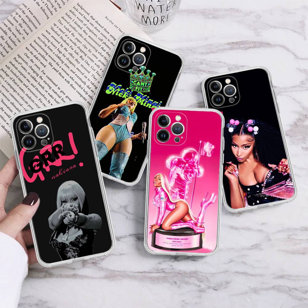 Nicki Minaj Rapper Handyhülle, passend für iPhone 16, 15 Pro Max, iPhone 14, 11, 12 High End, 13 Pro, Silikon