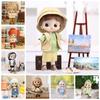 Mini Ob11 Doll with Clothes Adjustable Ob11 Bjd Doll Obitsu Clothes Doll  Birthday Gifts