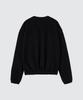 LEARVE Tokyo Texture Waffle Henley Neck Black