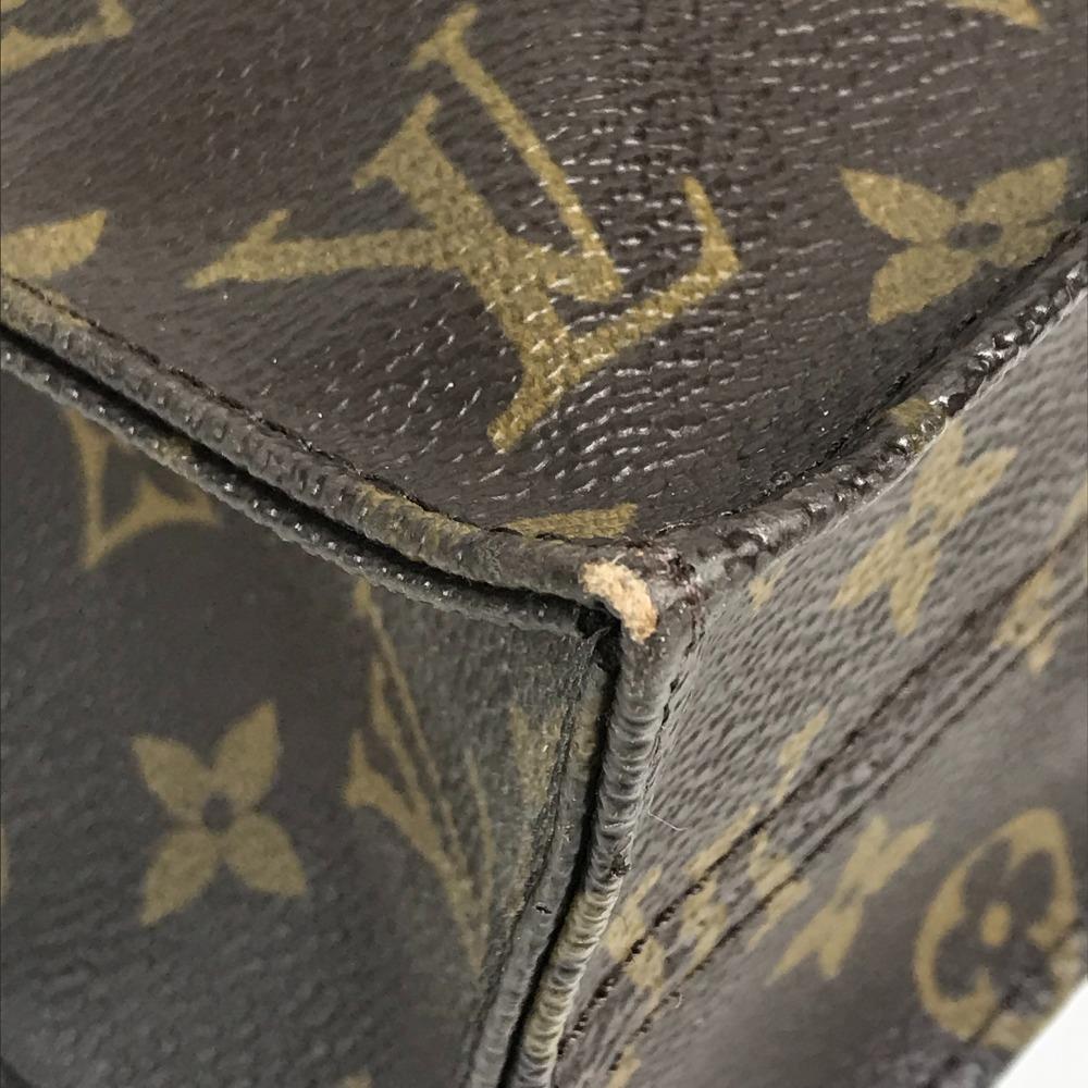 Louis Vuitton M51140 Monogram Sac Plat Tote Bag Vertical Tote Hand Bag