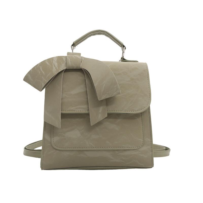 Chic 2024 Multifunctional Women s Crossbody Bag With Stylish Bow And Modern Design зелёный