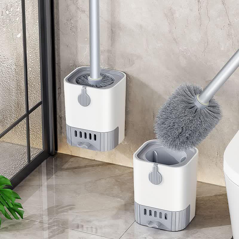 Shangqi Wall-Mounted Toilet Brush Set