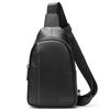 Genuine Leather Men's Chest Toe Bag With Layered Cowhide Casual Travel High-end Diagonal Cross