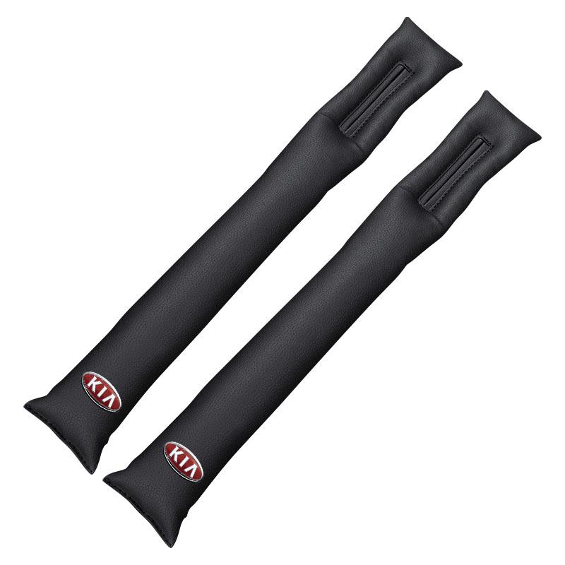 

2 шт. Кожаный наполнитель щели между сиденьем и консолью, боковая заглушка, автомобильные аксессуары для Kia Ceed Sorento Sportage Niro Optima Picanto Rio Morning Forte K8 1