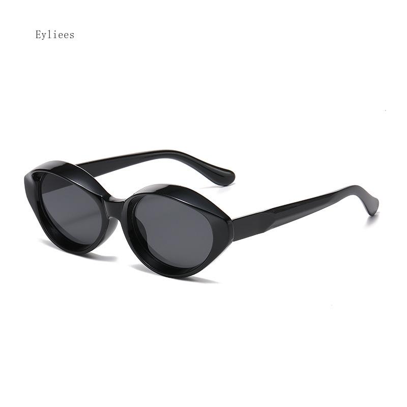 Fashion Vintage Oval Frame Sunglasses Summer UV400 Sun Shades for Women Outdoor Travel Street Style Sun Glasses Driving Goggles