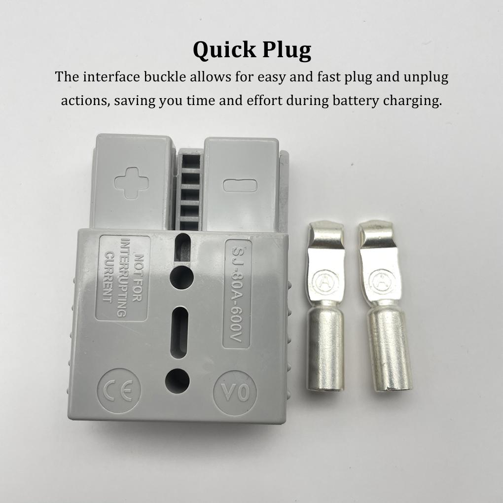 Copper Silver-plated Terminals For Stable Transmission Power Plug Kit Battery Power Connector Kit