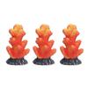 3Pcs Aquarium Simulation Coral Fish   Landscaping Decoration Artificial Coral Plants Resin Ornaments