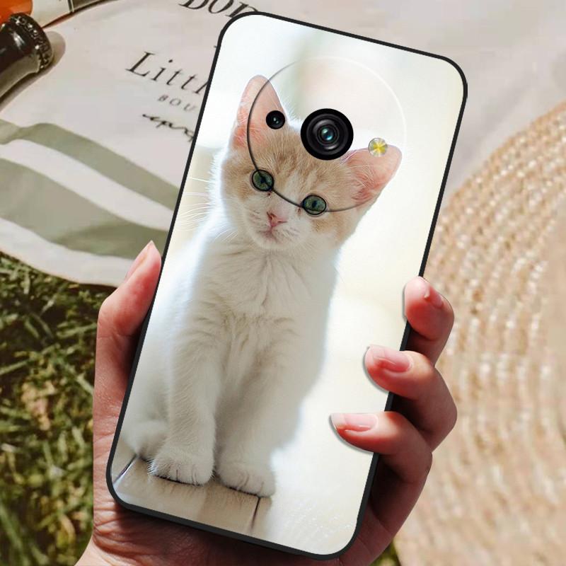 Fundas Para Oukitel C59 Pro Funda Blanda Estampado de Gato Lindo Funda de Silicona para Oukitel C59 Pro Funda Oukitel C59Pro Funda Protectora Completa