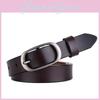 Alloy Elliptical Buckle Leather Women Belt For Fashion Casual Office Use Gift