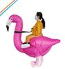 Adult Creative Halloween Christmas Party Inflatable Dress Up Flamingo Inflatable Suit