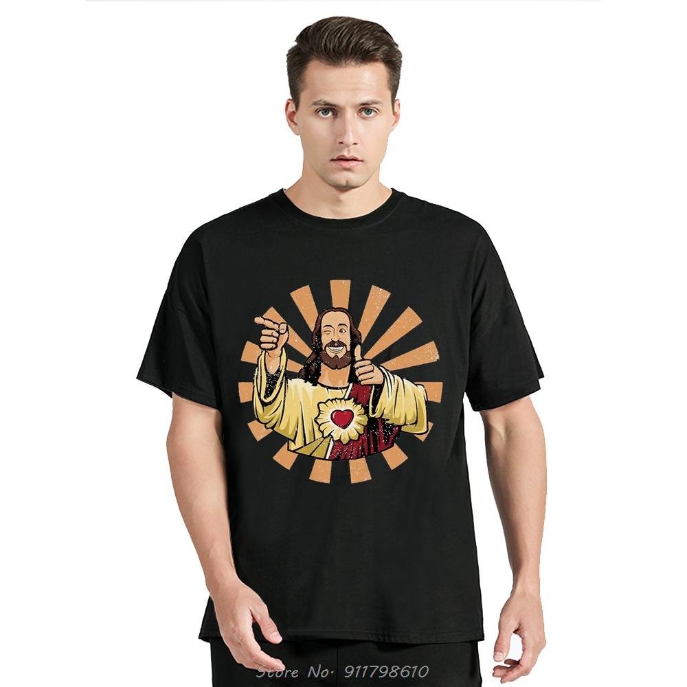 Buddy Christ Vintage 90s Cool Jesus Religious Christian T Shirt Fitness Clothing Sales Unisex T-shirt Unisex O-Neck Tshirt