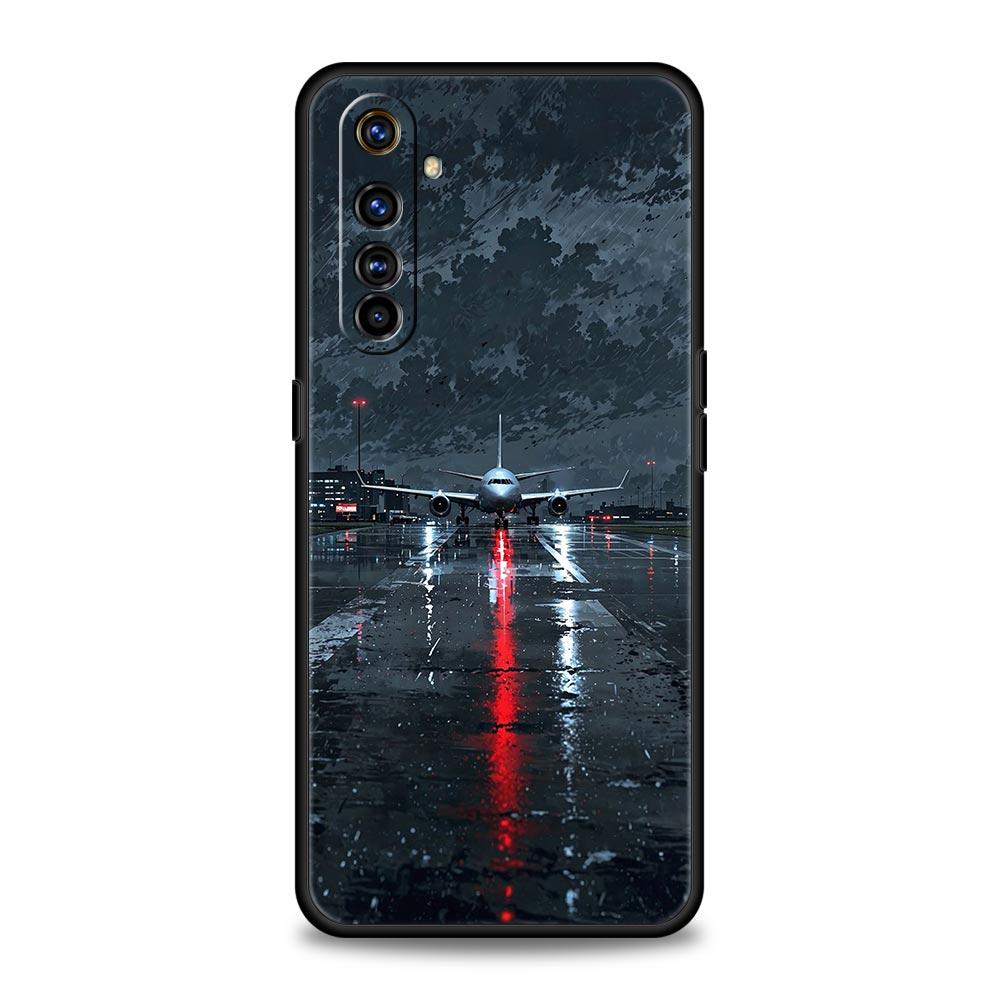 Aircraft Airplane Cool Phone Case For Realme 12 11 10 9 8 5G 7 6 GT5 GT3 GT2 Pro Plus C21 C11 C25 C35 For GT Neo 2 3 3T 5 Cover