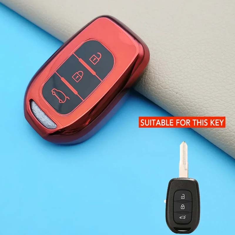 Car Remote Key Case Cover Shell For Renault Clio Modus Clio Dacia Sandero Logan Duster Dokker    Accessories Fob