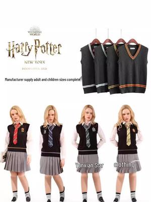 Unisex Harry Potter Magische Akademie V-Ausschnitt Ärmelloser Cosplay-Pullover