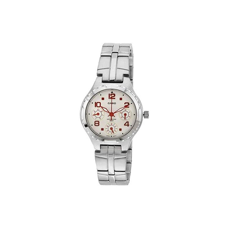 CASIO Women s Standard Series Yellow Watch LTP-2064A-7A2VDF White Dial