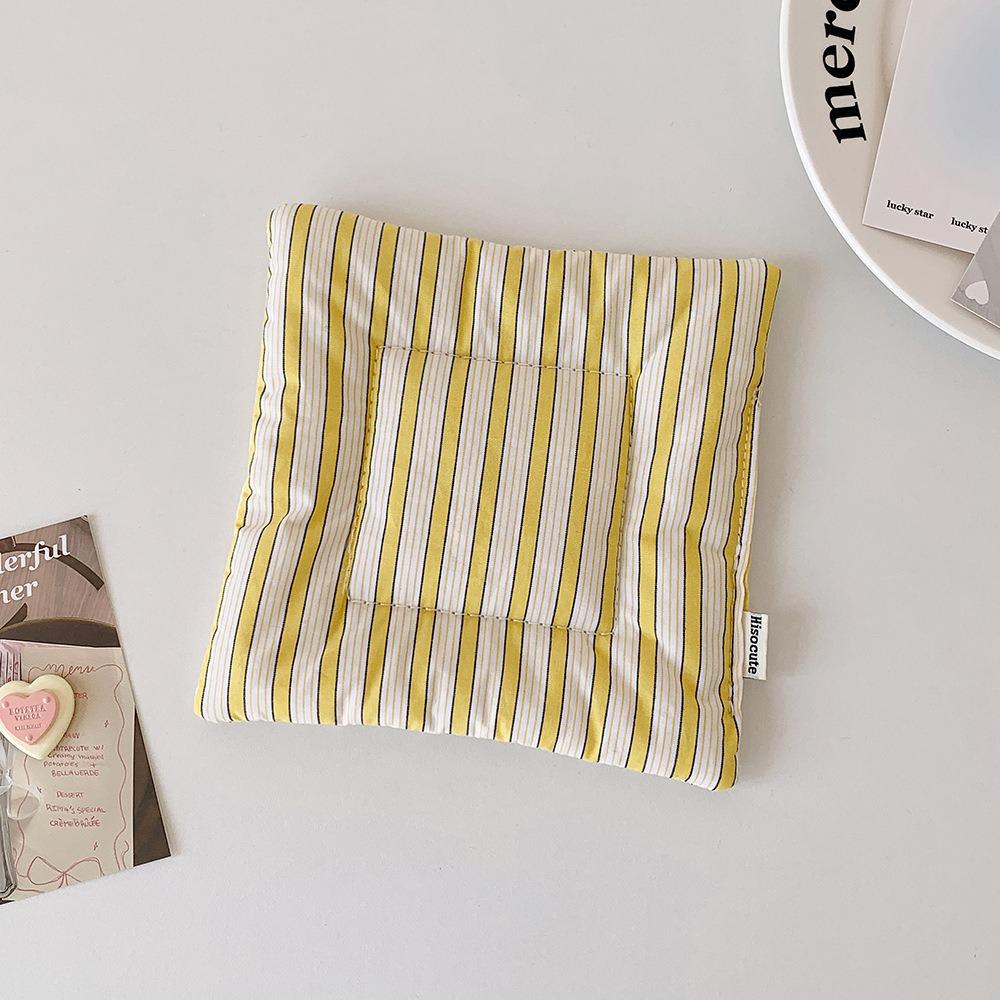 

New Multi-color Square Coaster Handmade Cotton Heat Insulation Pad Home Decoration Embroidery Table Mat Placemats жовтий