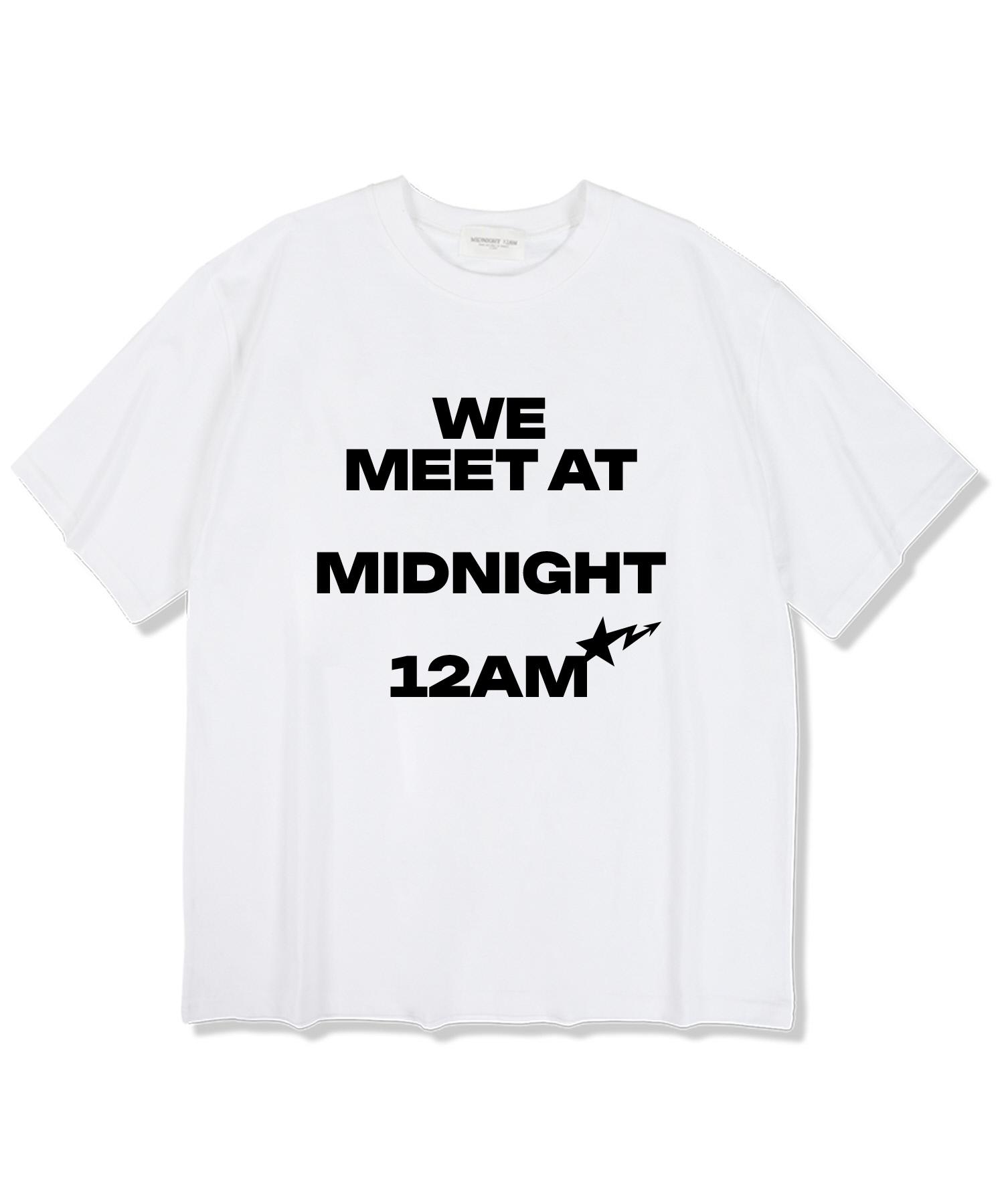 Midnight 12 Am Wmm12 White Short Sleeve T-Shirt L
