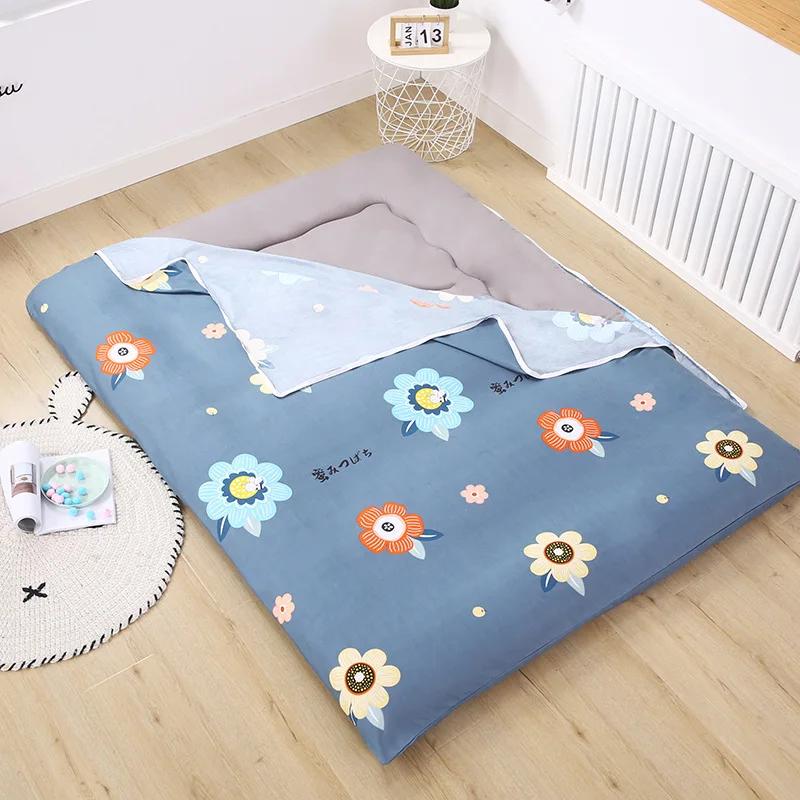 All-Inclusive Floor Bunk Dirty Cushion Cover Comfortable Mattress Cover Dust-Proof Sanded Bed Cover Removable Washable