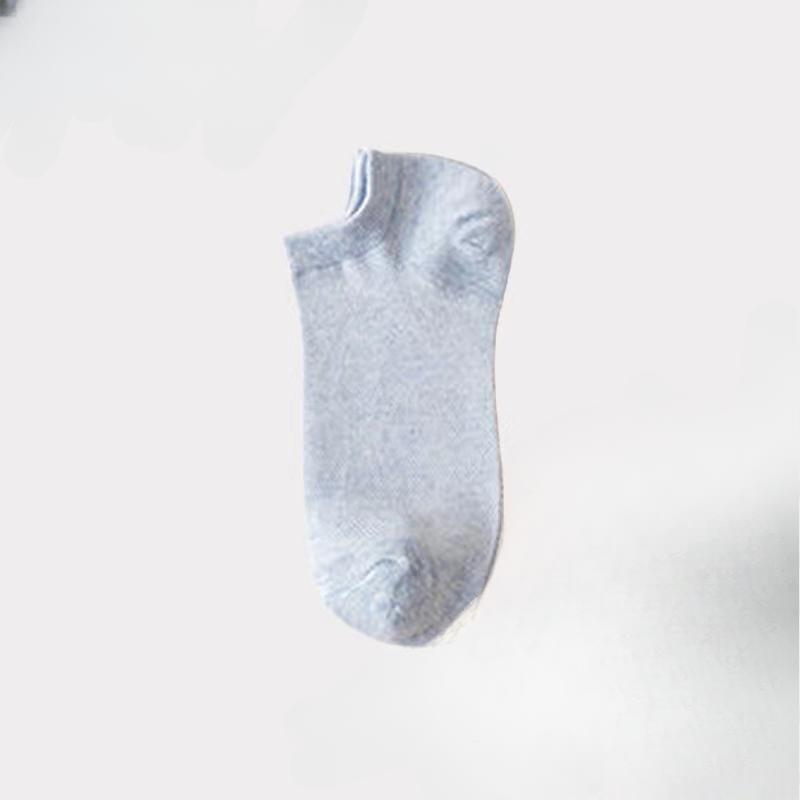 8 Pairs of Spring and Summer Four-season Women's Simple Fashionable and Sweet Morandi Solid Color Low Cut and Comfortable Socks