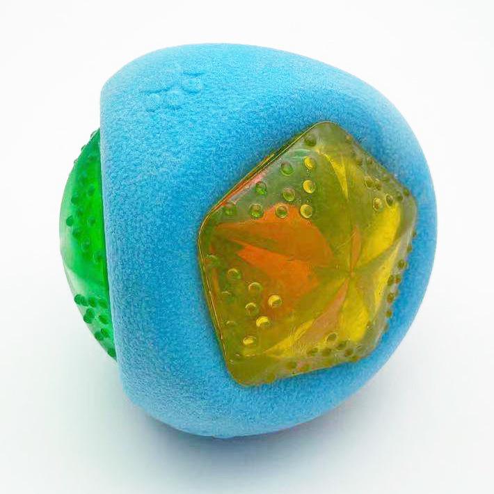 Luminous Eco-Friendly TPR Dog Toy - Bite-Resistant, Sound-Emitting Teething Toy
