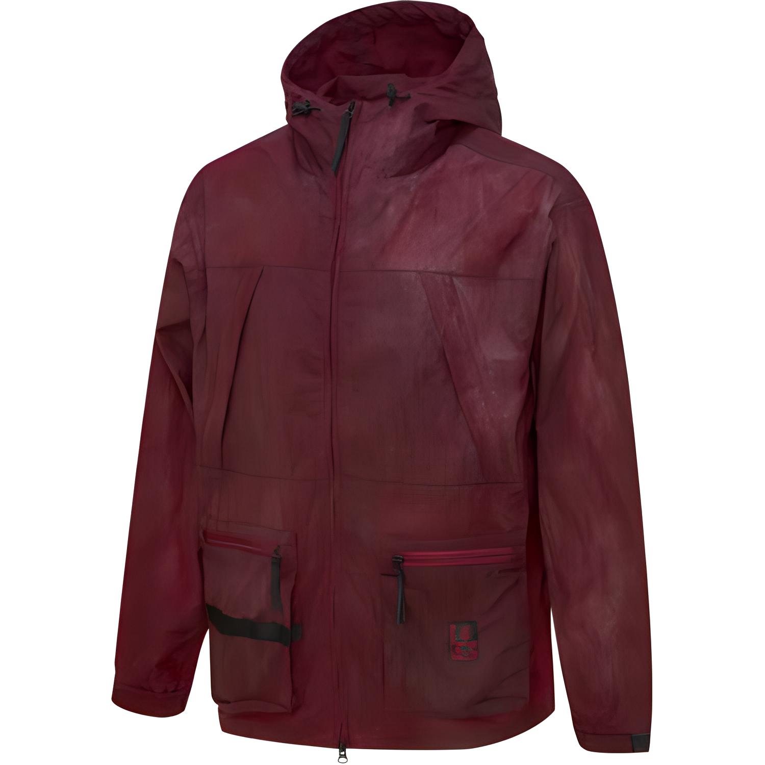 Timberland Unisex Lightweight Hooded Jacket Beet Red A668U-637 M