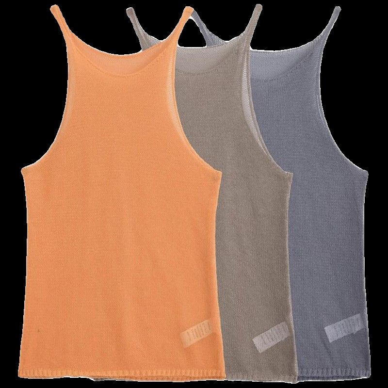 Fashion Style 2024 Summer New Arrival Women's Base Silm Easiest for Match Sleeveless Knitwear 4566410 826
