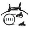 4 Piston Mountain Bike Hydraulic Disc Brakes Front 850mm Rear 1550mm Hydraulic Brake