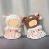 [Cloth Only] Cute Cartoon Fashion Doll Clothes for Plush Dolls, Strawberry-full Dress Set.