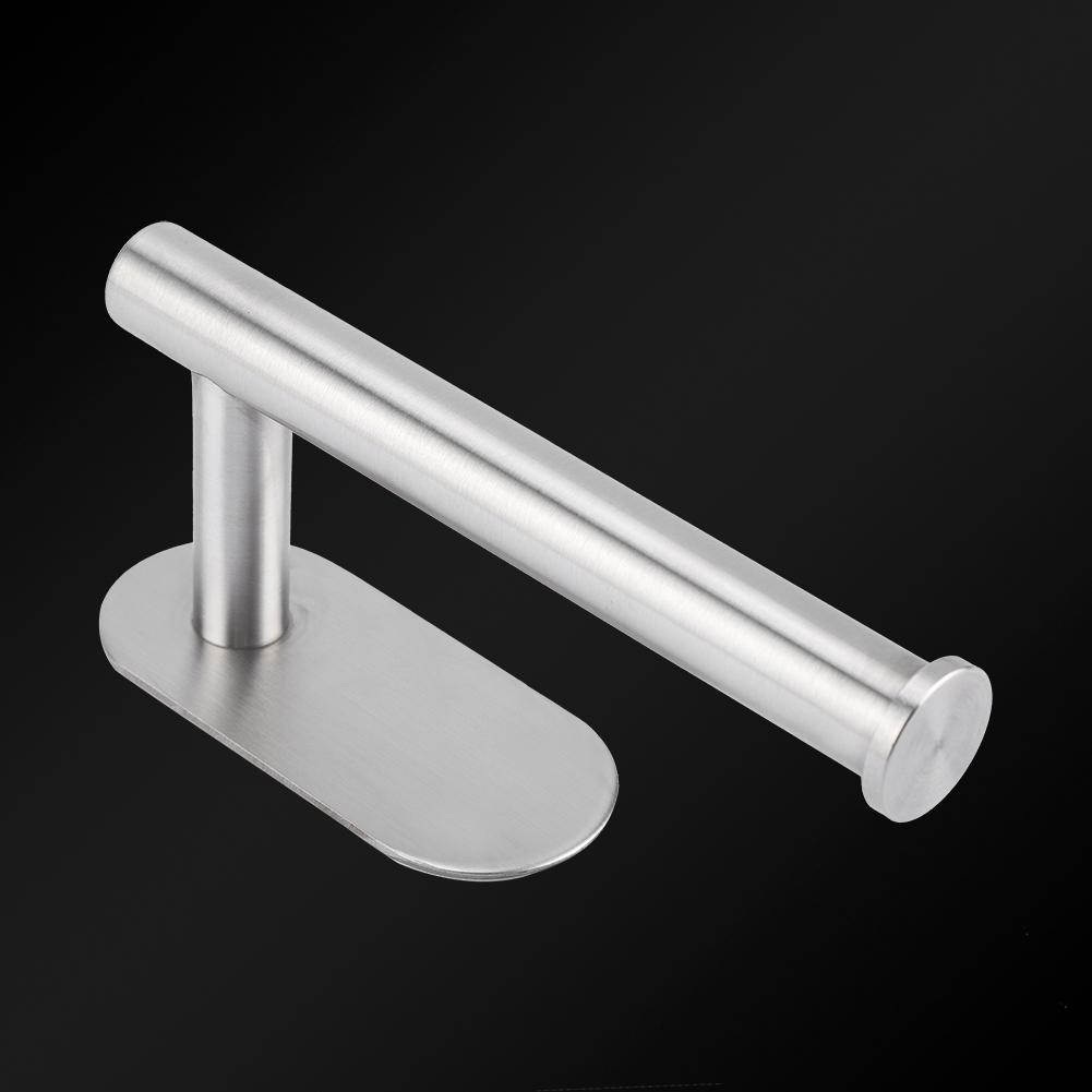 Wall Mount Single Toilet Paper Holder Stainless Steel Tissue Roll Rack for Bathroom Accessory
