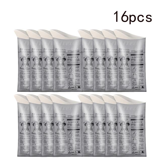 4–20 Stück Outdoor-Notfall-Urinbeutel, 600 ml, leicht zu transportieren, für unterwegs, mobile Toilette, tragbar, Urinalbeutel, für Babys und Frauen, Erbrechensbeutel