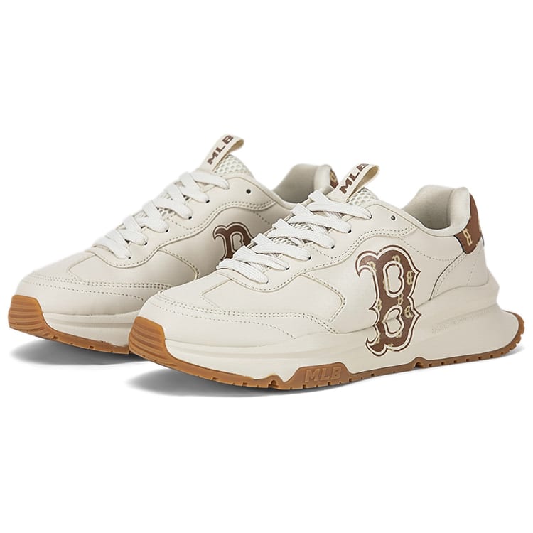 MLB Chunky Runner Low top Casual City Commuting Running Shoes Unisex Brown 3ASHCRM3N-43BRS