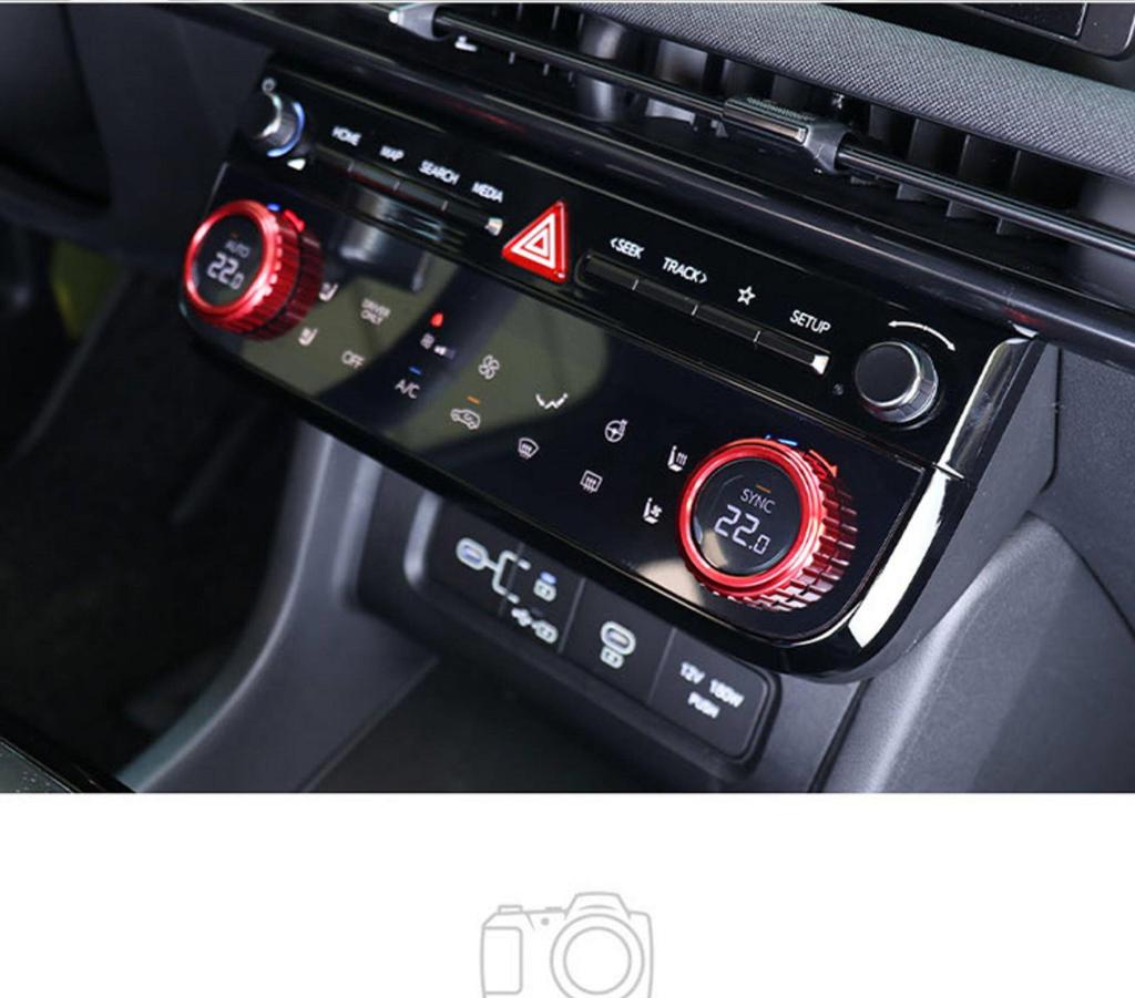 Touareg Air Conditioner Tucson Decor 4 Aluminum Alloy 2025 Adjustable NX Rotary Compatible Hyundai