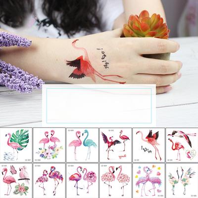 Tatuajes temporales de dibujos animados para niños, pegatinas de tatuajes falsos coloridos, resistentes al agua, diseños de arte corporal pequeño para parejas y niños