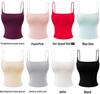Women's Summer Fashionable Bandeau Camisole: Chest Pads, Open Back, Sexy Tank Top for Inner or Outer Wear